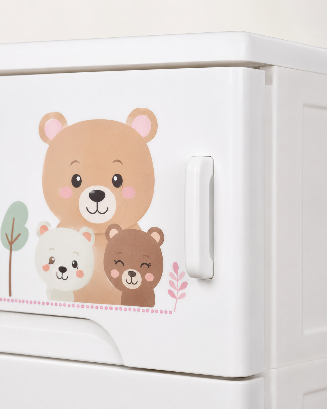 Kids Room Wardrobe with Shelves & Drawers (60*38*113cm)