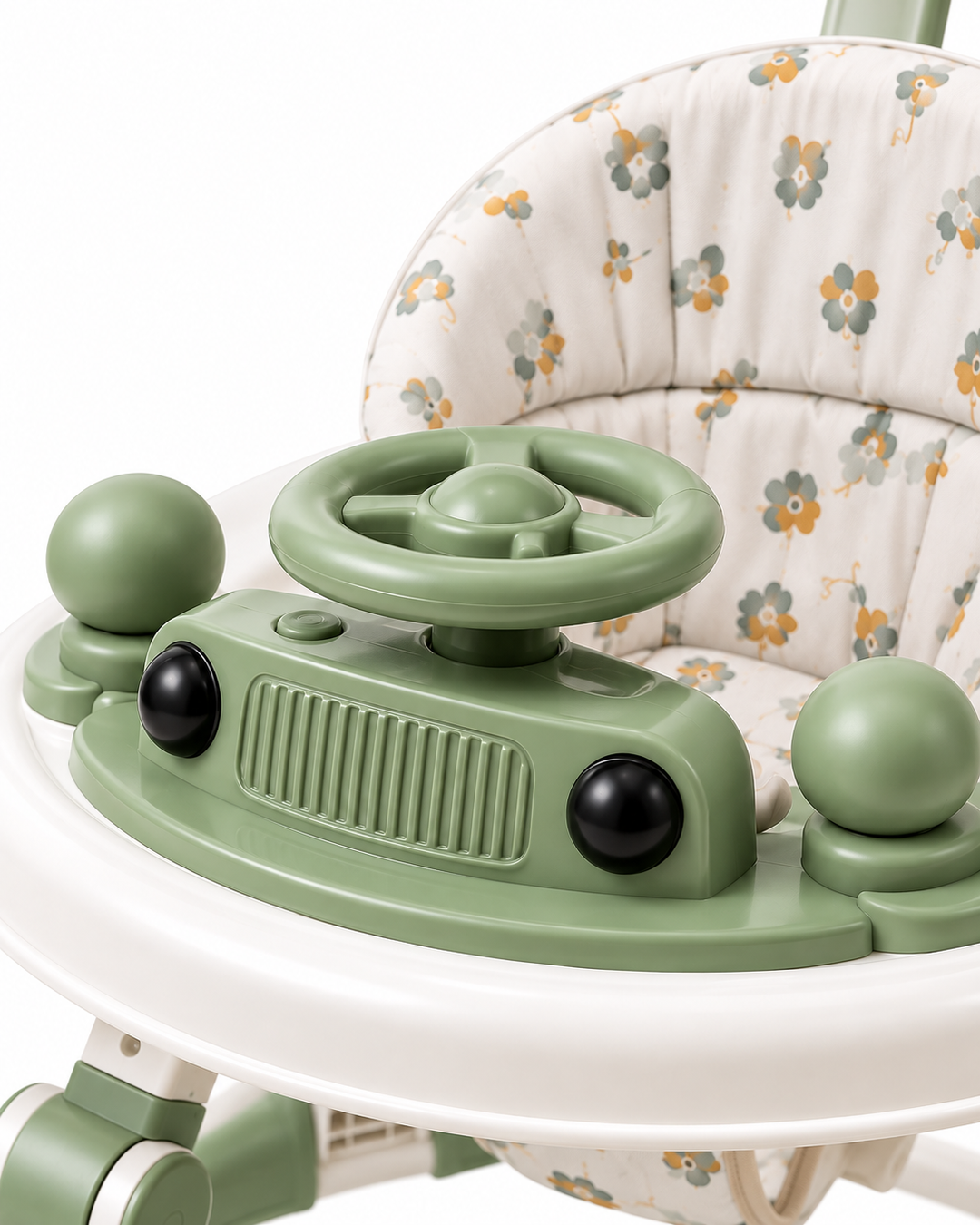 BabyStep 360° Multi-Activity Baby Walker with Adjustable Height & Safety Wheels