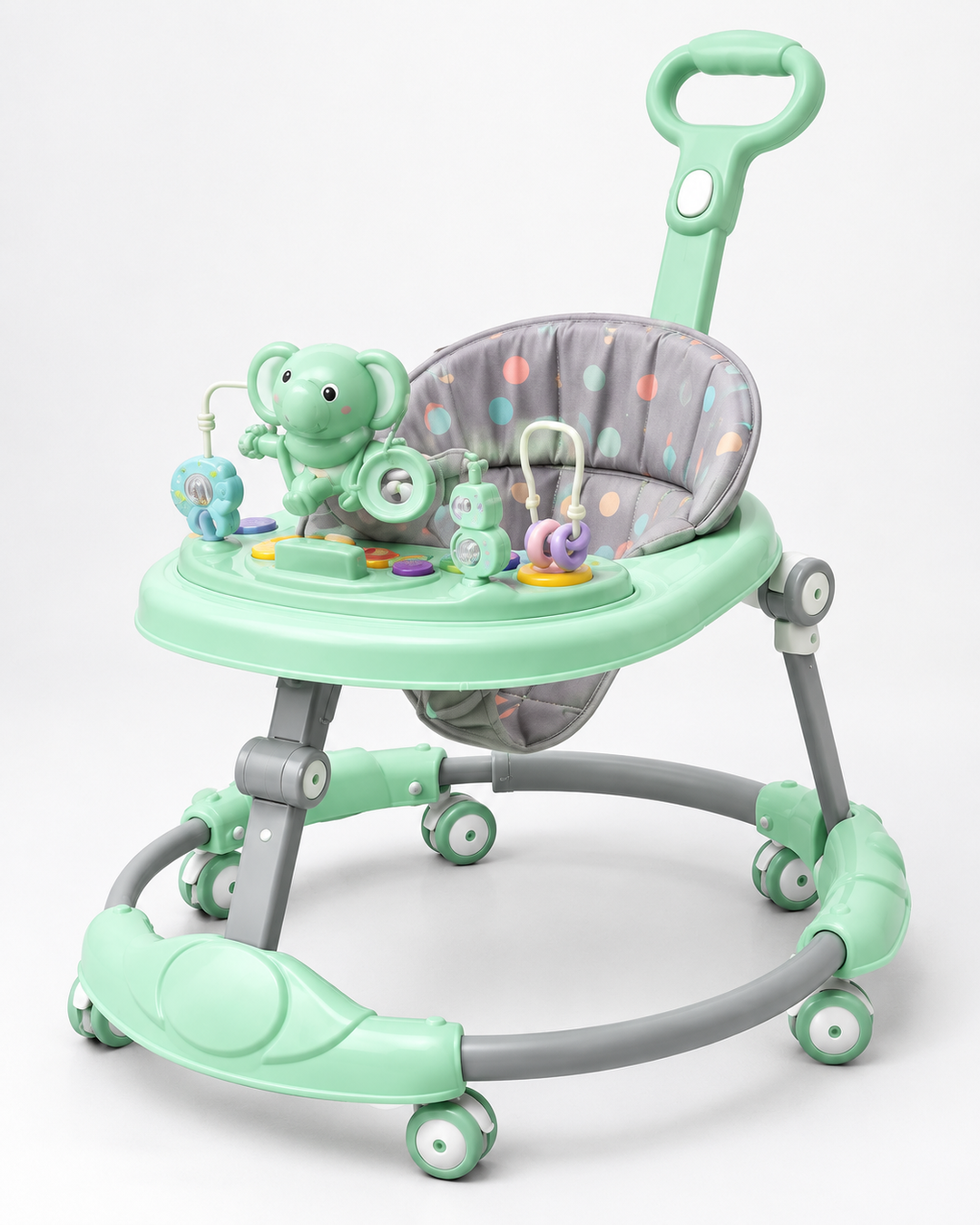BabyJoy 3-in-1 Musical Activity Walker with Play Tray & Push Handle