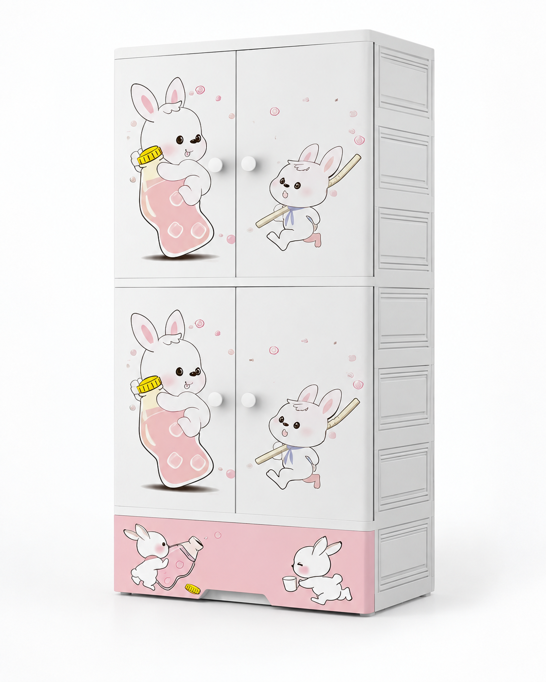 Cartoon Printed Multi Compartment Storage Cabinet (70*38*156cm)
