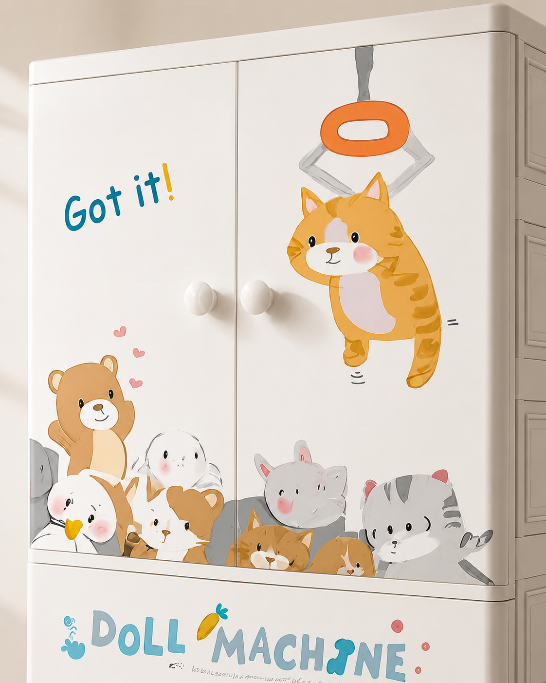 Playful Cartoon Storage Cabinet (60*38*156cm)