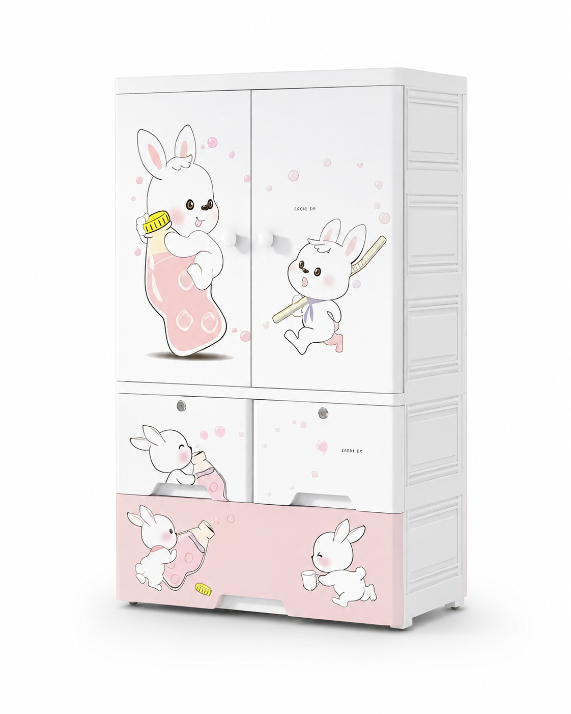 Kids Clothing Wardrobe & Storage Cabinet (70*38*114cm)